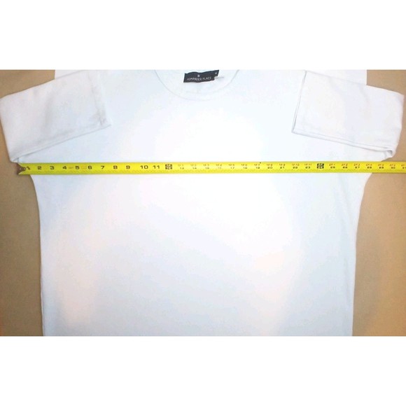 Tuckernuck Dress Sz M/L Pomander Place White Sue Sweatshirt Relaxed Casual Beach - Picture 7 of 13